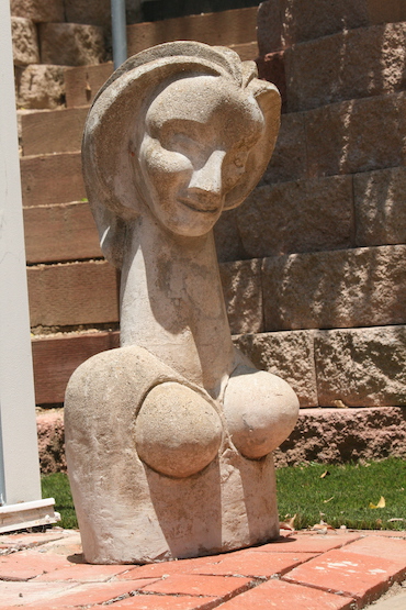 (picassoeque bust of woman)